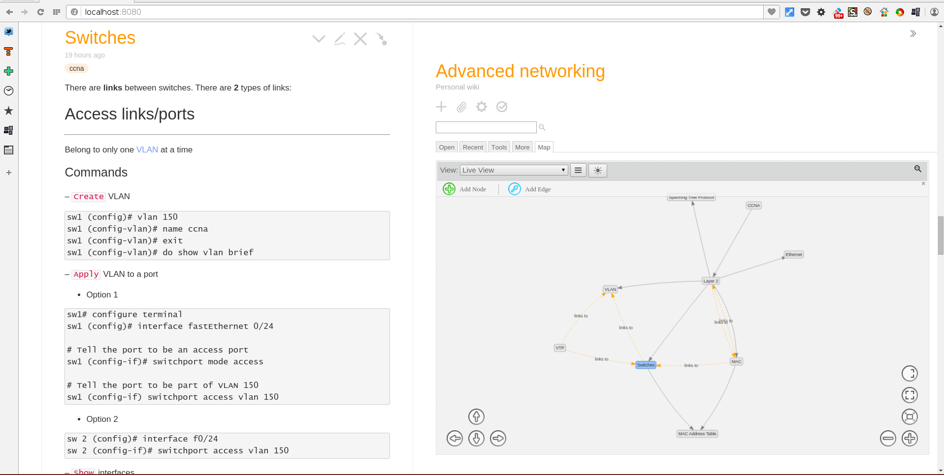 TiddlyMap - Connections